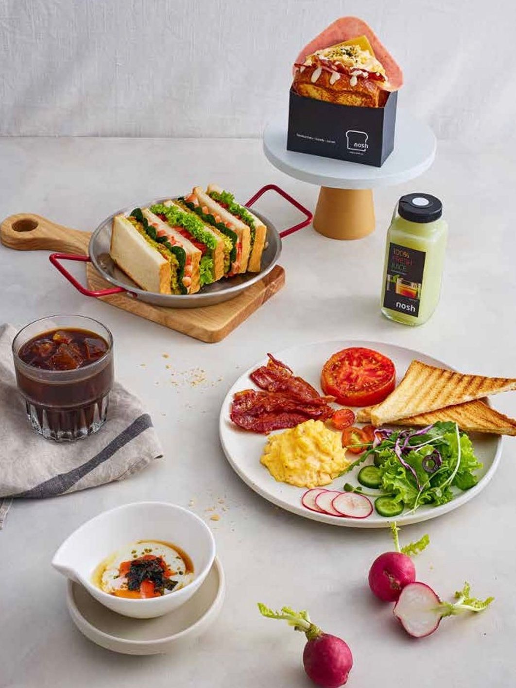 NOSH – Nhà hàng chuyên về bánh mì sandwich và salad