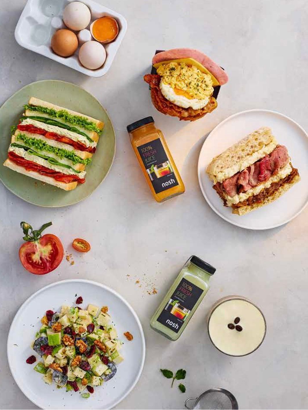 NOSH – Nhà hàng chuyên về bánh mì sandwich và salad