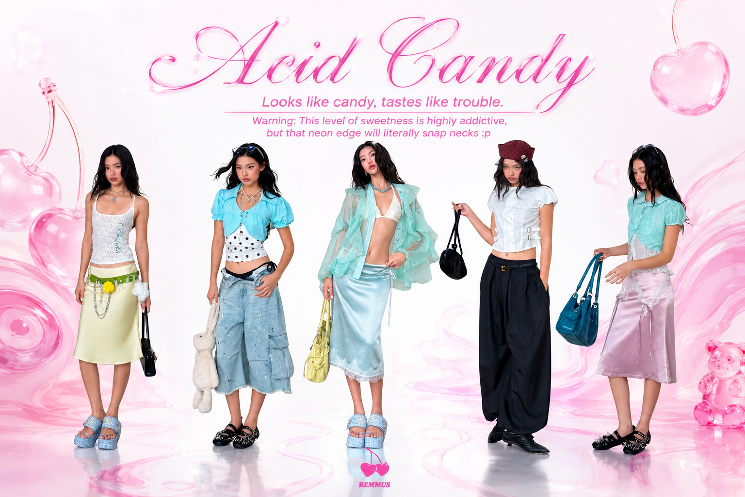 Giữa những sắc Aqua, Acid Candy mở ra một thế giới vừa trong trẻo vừa bất quy tắc