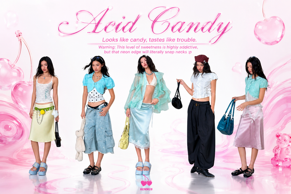 Giữa những sắc Aqua, Acid Candy mở ra một thế giới vừa trong trẻo vừa bất quy tắc